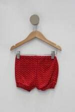 Shorts de pijama Infantil baratinha vermelho