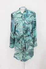 Vestido le lis blanc feminino estampado com Faixa na Cintura