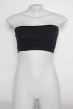 Top tomara que caia tng feminino preto