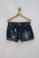 Shorts Jeans khelf denim feminino azul