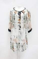 Vestido scalon feminino estampado