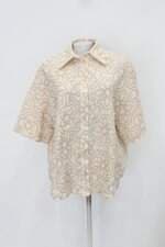 Blusa l'cecci feminina bege com Bordado