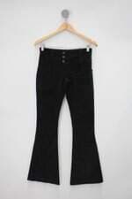Calça de tecido feminina preta