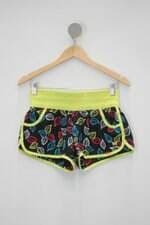 Shorts dript feminino estampado com Cós com elástico