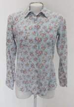 Camisa giovanna bianco feminina estampada