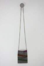 Bolsa de strass feminina colorida com degradê