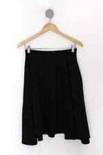 Saia gule gule feminina preta com Barra Mullet