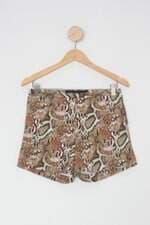 Shorts marisa feminino animal print 