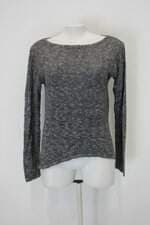 Blusa tricot feminina cinza mesclado