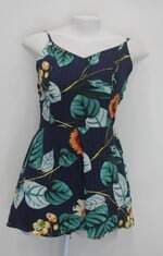 Macaquinho feminino estampado