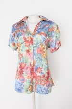 Camisa feminina floral