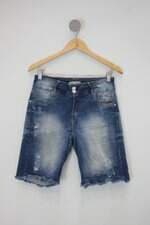Bermuda jeans max denim feminina azul