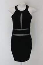 Vestido anitta para marisa feminino preto com Tule