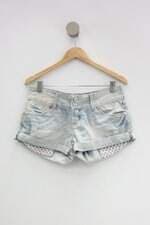 Shorts riachuello feminino jeans azul