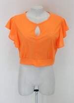 Blusa aishty feminina laranja