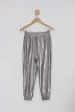 Calça de tecido john john feminina prata com Cós com elástico