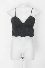 Regata cropped feminina preta