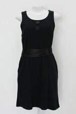Vestido enclain feminino preto com Faixa na Cintura