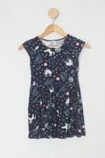 Vestido Infantil rovitex azul estampado