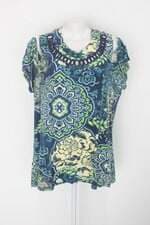 Blusa cativa mais feminina estampada com Recortes