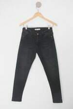 Calça de sarja zara feminina preta
