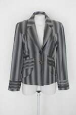 Blazer cris barros feminino estampado com Ombreira e Pregas