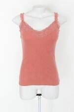 Blusa hering feminina rosa com Renda