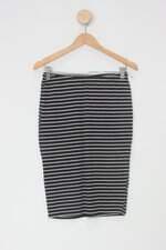 Saia riachuelo feminina listrada com Cós com elástico