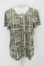 Blusa bingre feminina verde estampada 
