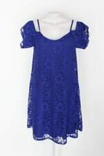 Vestido feminino azul com Forro