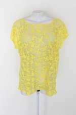Blusa feminina amarela com Bordado
