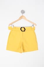 Shorts nmz collection feminino amarelo