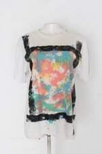 Blusa feminina branca com Silk