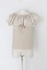 Blusa s club feminina estampada com Sobreposição e Bordado