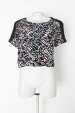 Blusa marisa feminina estampada com Recorte