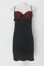 Camisola sensual feminina preta com Bojo