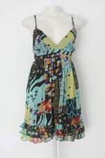 Vestido revanche feminino estampado com Forro