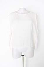 Blusa pokan feminina off-white