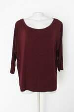 Blusa de malha feminina vermelha 