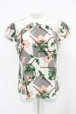 Blusa kiss me lady feminina estampada com Tule