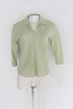 Blusa island spice feminina verde estampada