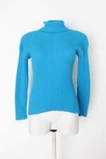Blusa em Tricot feminina azul