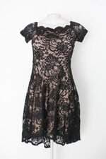 Vestido city studio feminino preto com Forro