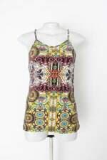 Regata feminina estampada com Renda