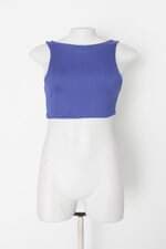 Blusa Cropped dodolele feminina azul