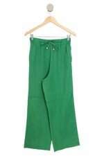 Calça de linho Loft 747 verde
