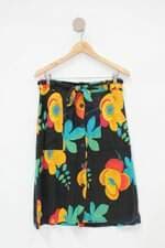 Saia feminina estampada com Forro e Faixa na Cintura