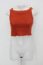 Cropped feminina laranja