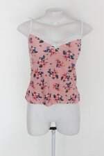 Blusa de pijama pimenta sexy feminina floral com Renda