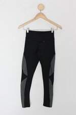 Calça Legging kaisan feminina preta com Recorte